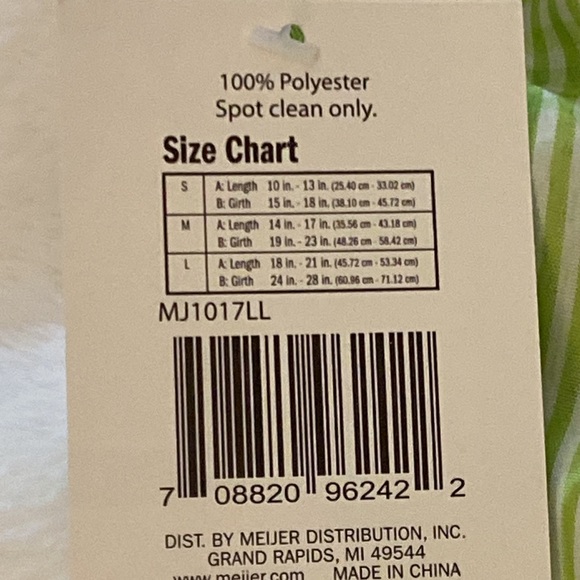 New very cute green plaid dress with a purple flower, purple and white flower - Picture 6 of 6